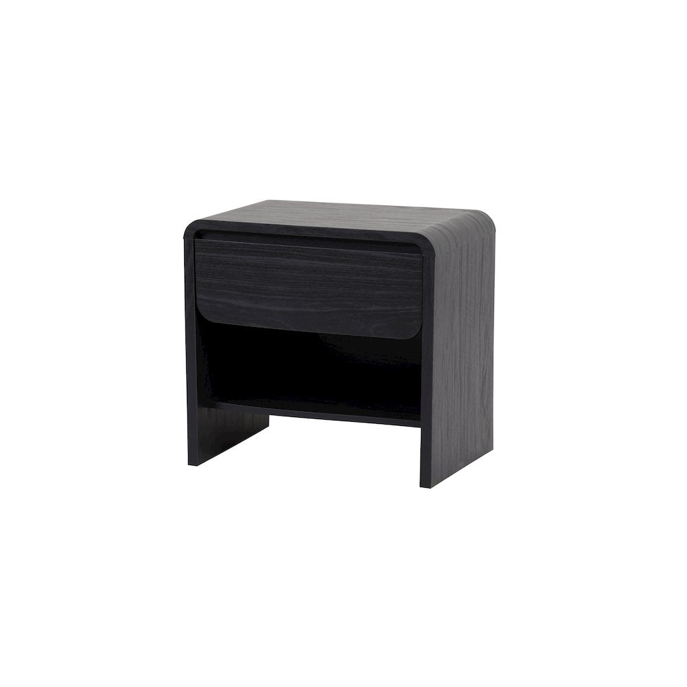 Delmare 1Drawer Accent Table  Black