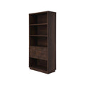 Dreighton 2Drawer Bookcase  Coffee Brown