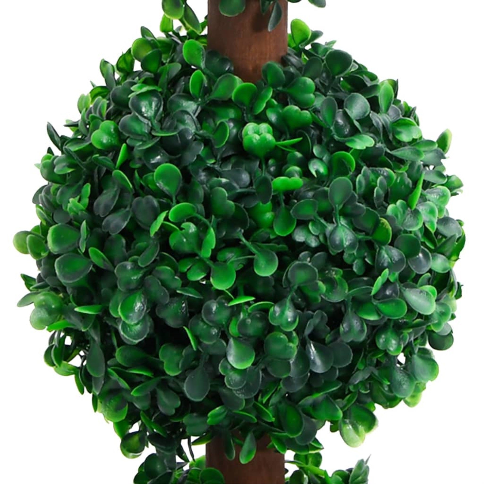 vidaXL Artificial Boxwood Plant with Pot Ball Shaped Green 35.4''