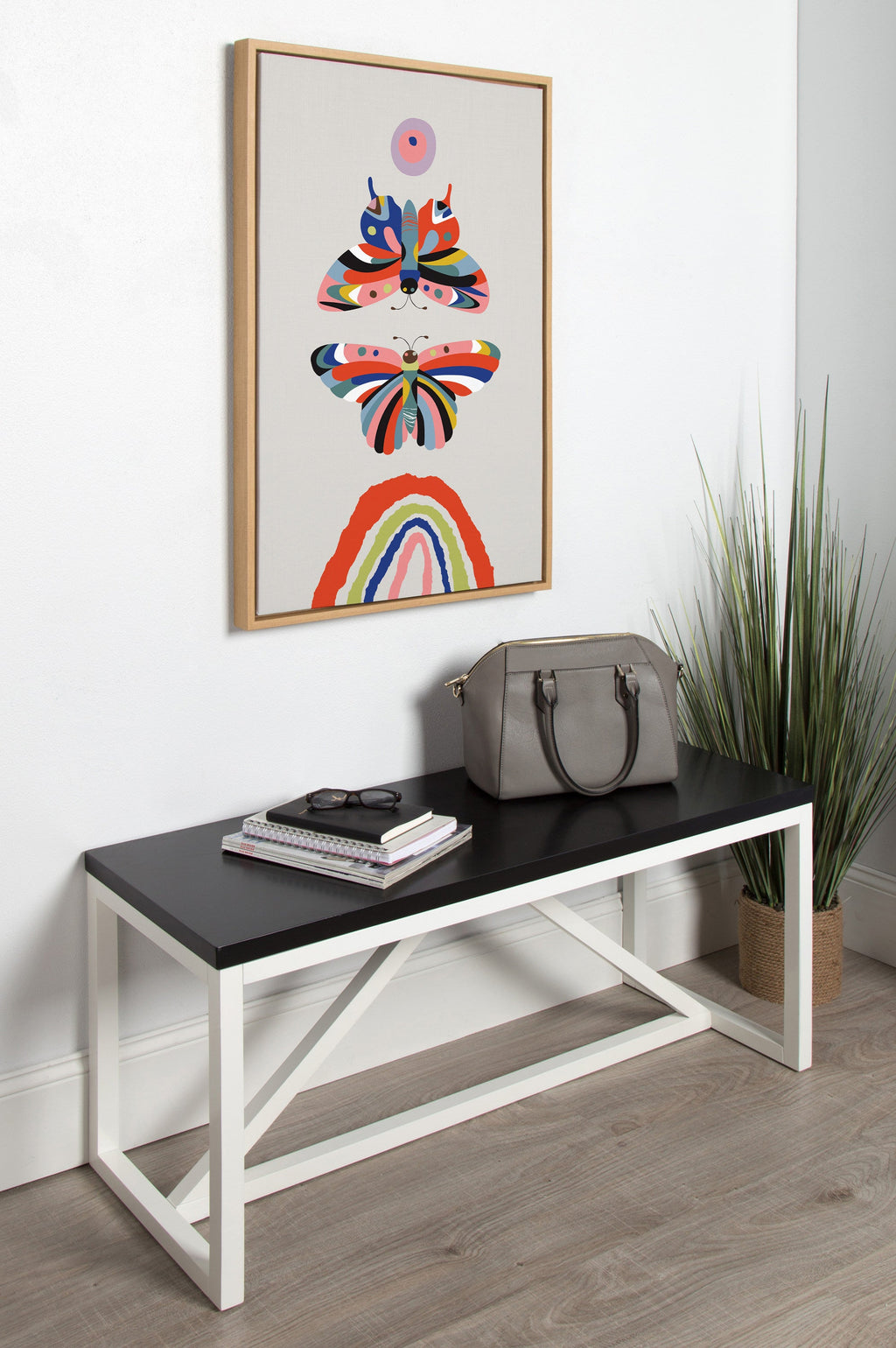 Sylvie Butterflies Framed Canvas by Rachel Lee of My Dream Wall
