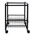 Mobile File Cart-Letter Size Suspension File, Black