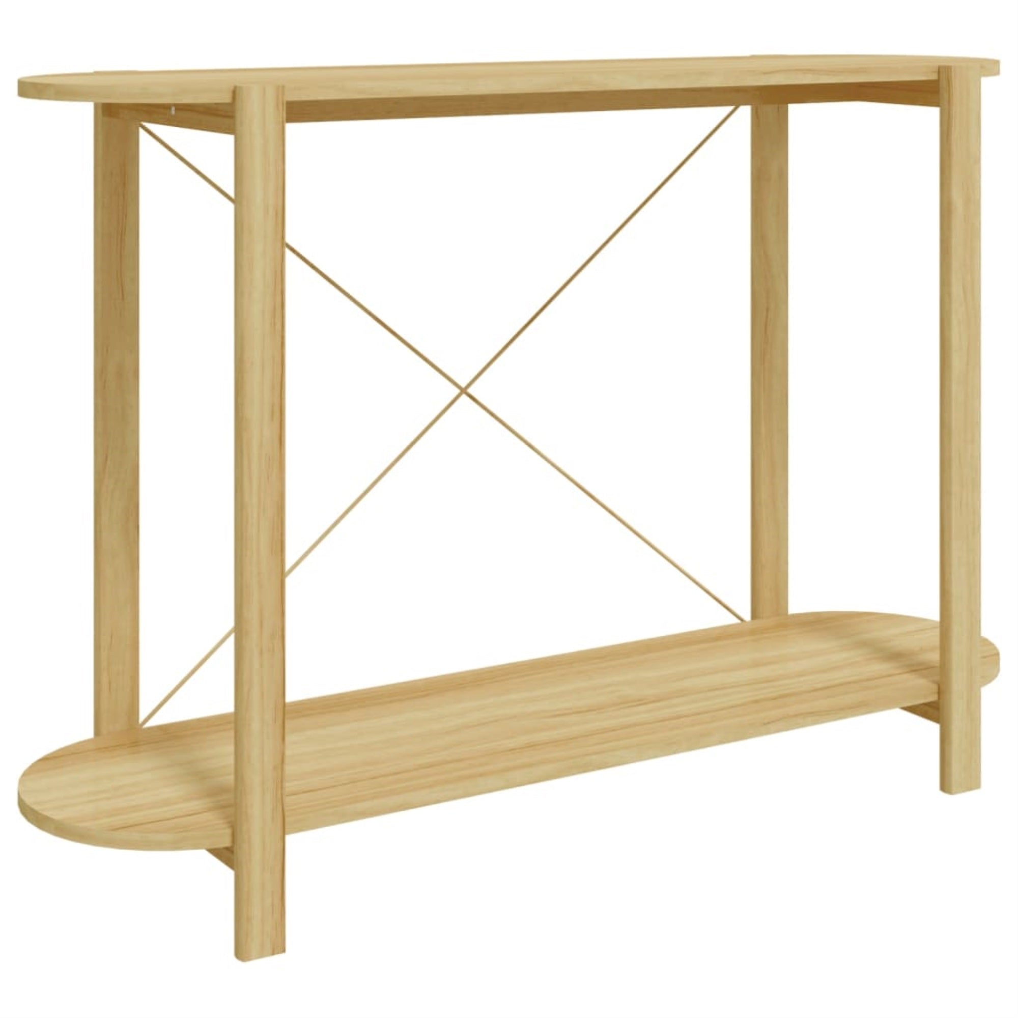vidaXL Console Table 43.3''x15''x29.5'' Engineered Wood