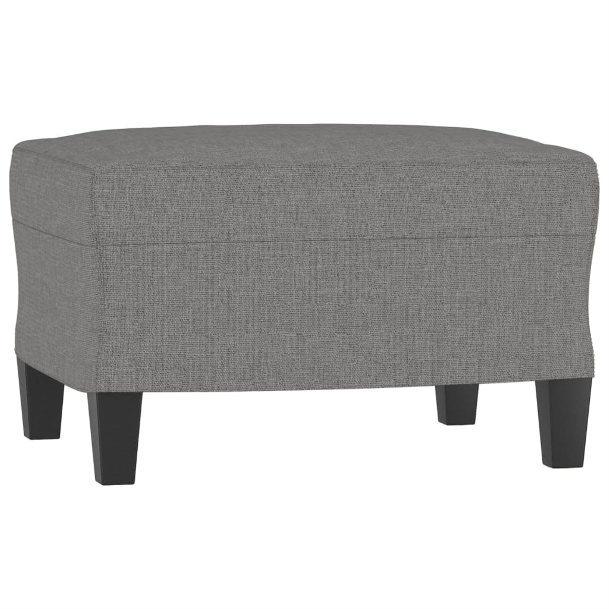 vidaXL Footstool Dark Gray 23.6''x19.7''x16.1'' Fabric