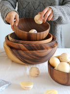 CasaFoyer Acacia wooden bowl wooden tableware