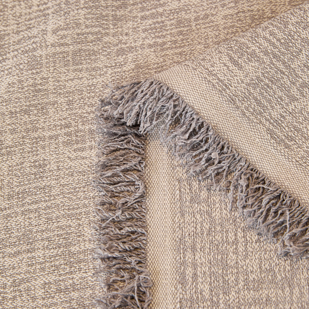 Linen-Look Textured Couch Throw Cover, Breathable Sofa Blanket & Furniture Protector