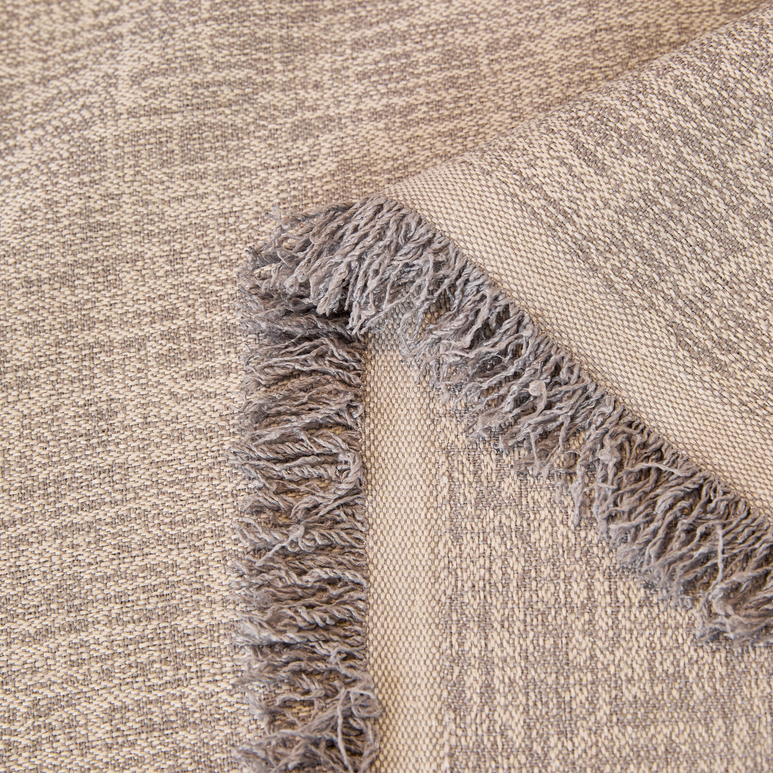 Linen-Look Textured Couch Throw Cover, Breathable Sofa Blanket & Furniture Protector