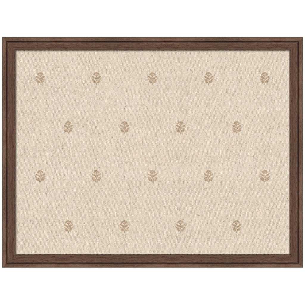 Pinboard Beige Botanical Block Print