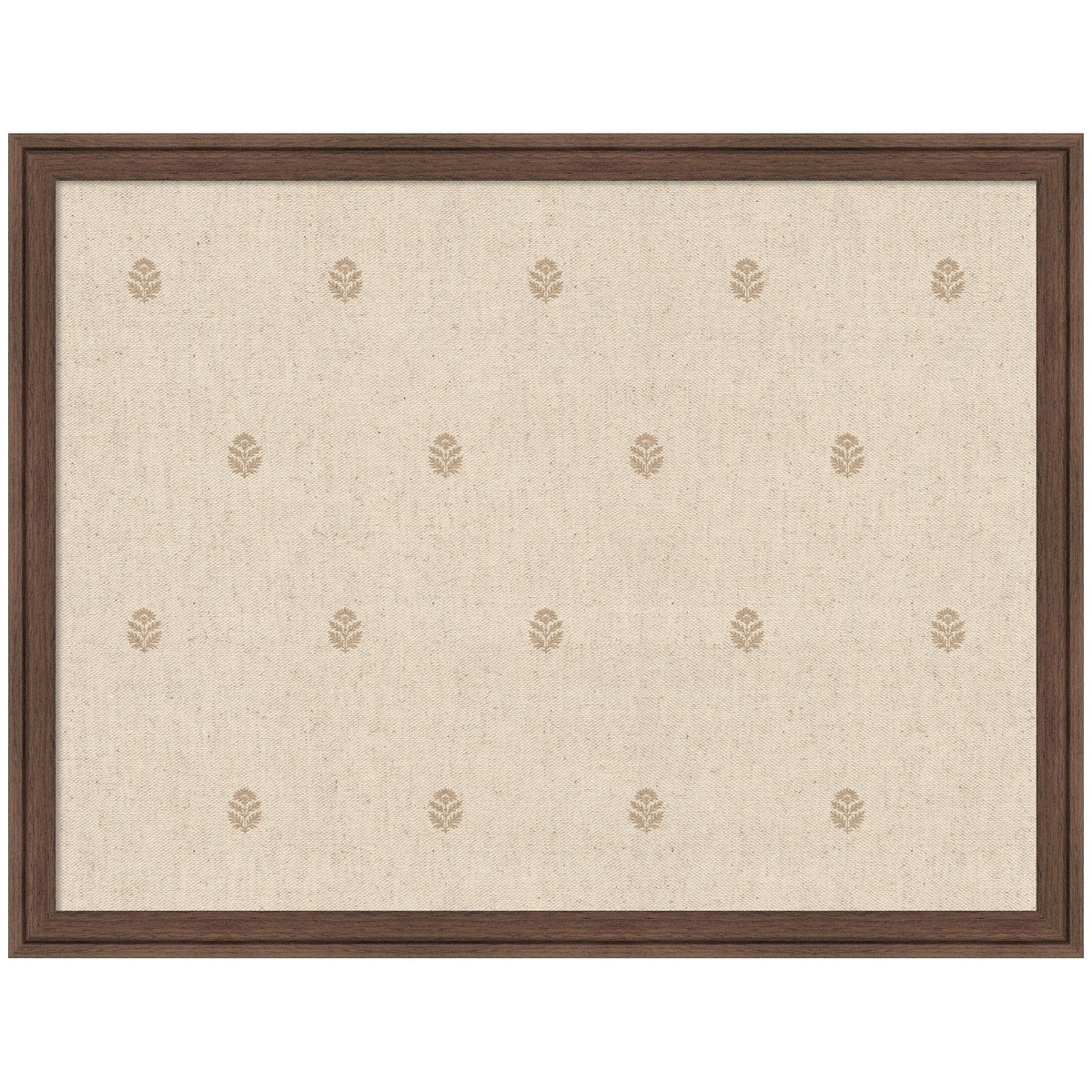 Pinboard Beige Botanical Block Print