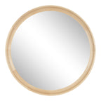 Hatherleigh Round Wood Wall Mirror