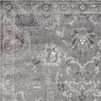 HomeRoots Decor 8'10-inch x 13' Polypropylene Grey Area Rug