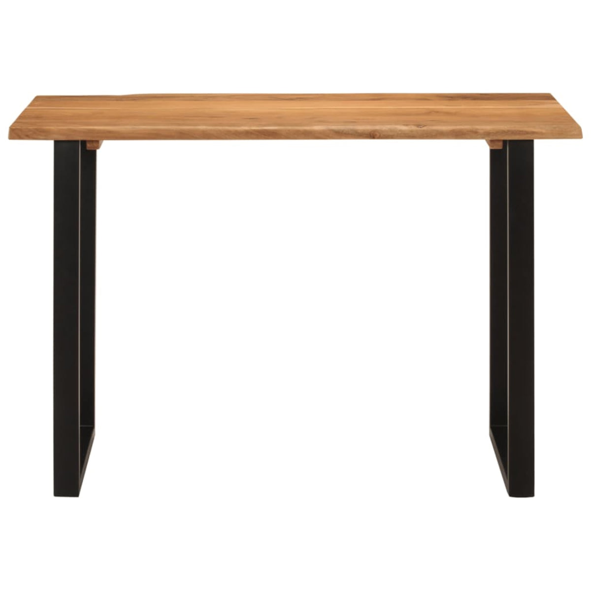 vidaXL Dining Table 43.3''x19.7''x29.9'' Solid Wood Acacia