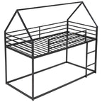 House Bunk Bed With Built In Ladder