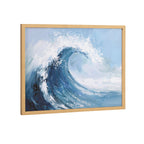 Gallery Abstract Painterly Coastal Ocean Wave Print by The Creative Bunch Studio