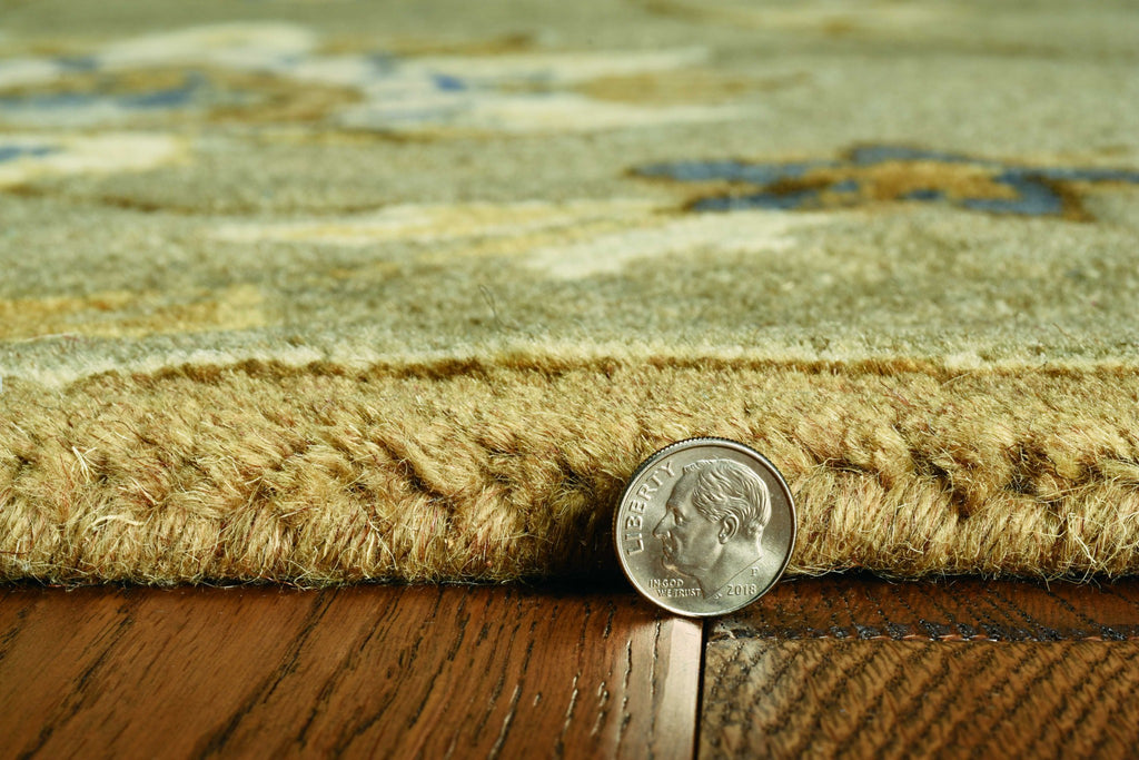 HomeRoots Decor 5' x 8' Wool Grey Area Rug