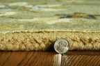 HomeRoots Decor 5' x 8' Wool Grey Area Rug