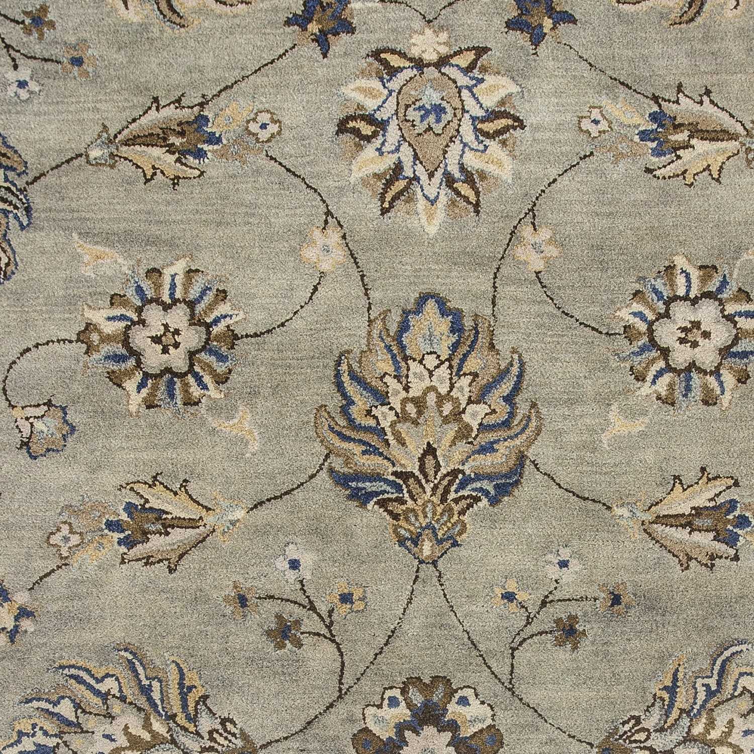 HomeRoots Decor 5' x 8' Wool Grey Area Rug