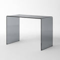 Tempered Glass Computer Desk. Gray