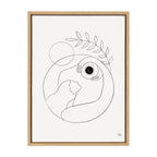 Sylvie Morning Coffee Hug Framed Canvas by Maggie Stephenson