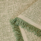 Linen-Look Textured Couch Throw Cover, Breathable Sofa Blanket & Furniture Protector