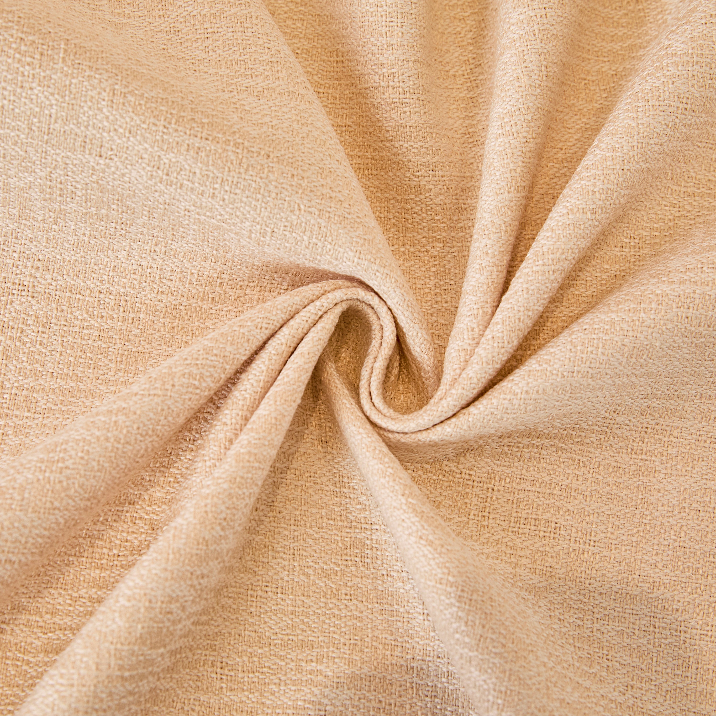 Linen-Look Textured Couch Throw Cover, Breathable Sofa Blanket & Furniture Protector