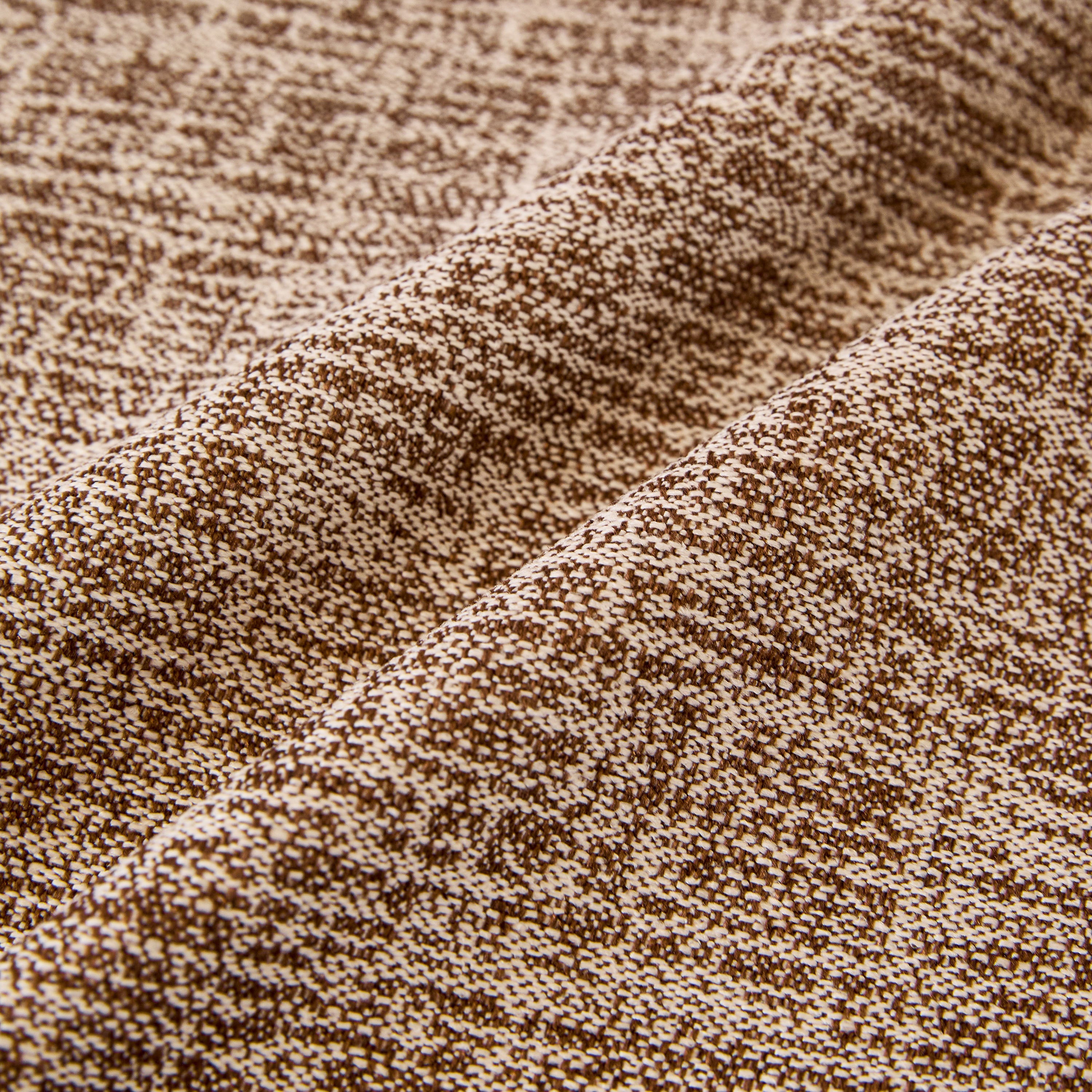 Linen-Look Textured Couch Throw Cover, Breathable Sofa Blanket & Furniture Protector
