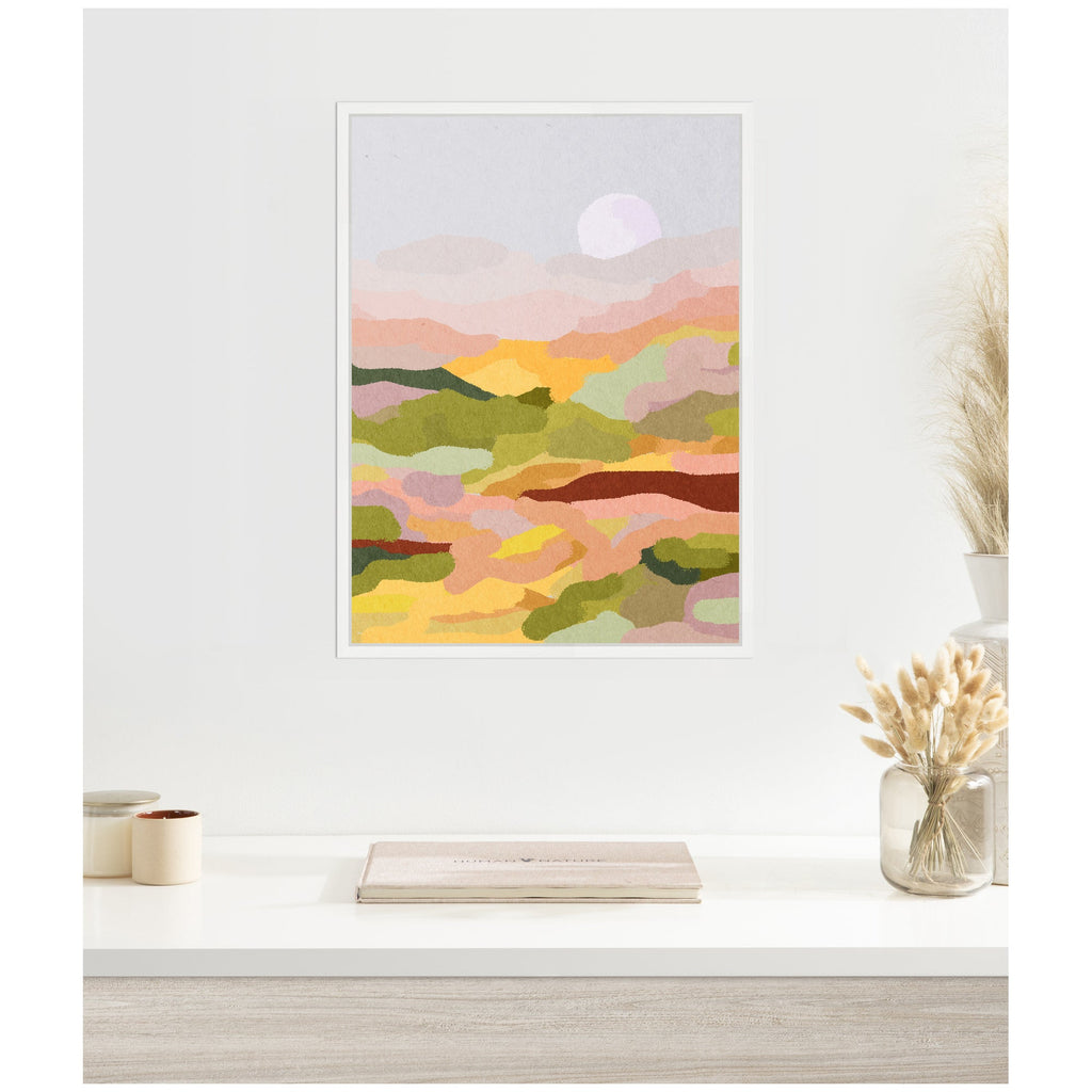 Sylvie Beautiful Landscape Framed Canvas by July Art Prints