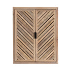 Mezzeta Tall Wood Bath Cabinet
