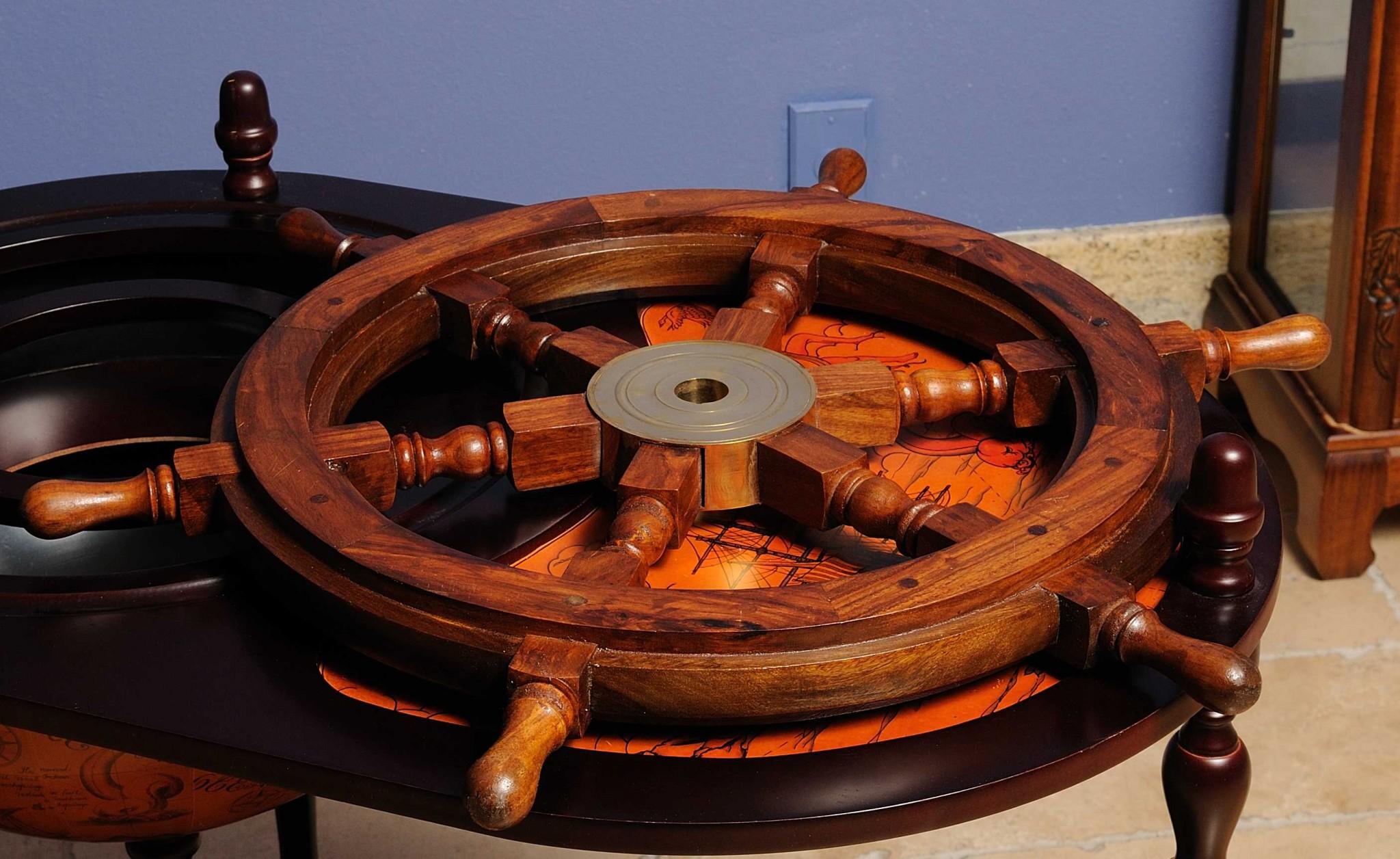 36 X 36 X 2 Ship Wheel