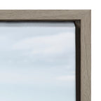 Sylvie Highland Cow Mountain Landscape Framed Canvas by The Creative Bunch Studio