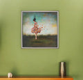 27 X 27 Silver Frame Boundlessness In Bloom