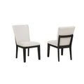 34 Inch High Modern Upholstered Dining Chair Mid Century Home Kitchen Side Seating