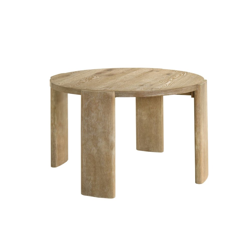 Bristol MidCentury Round Dining Table, Kepler Driftwood