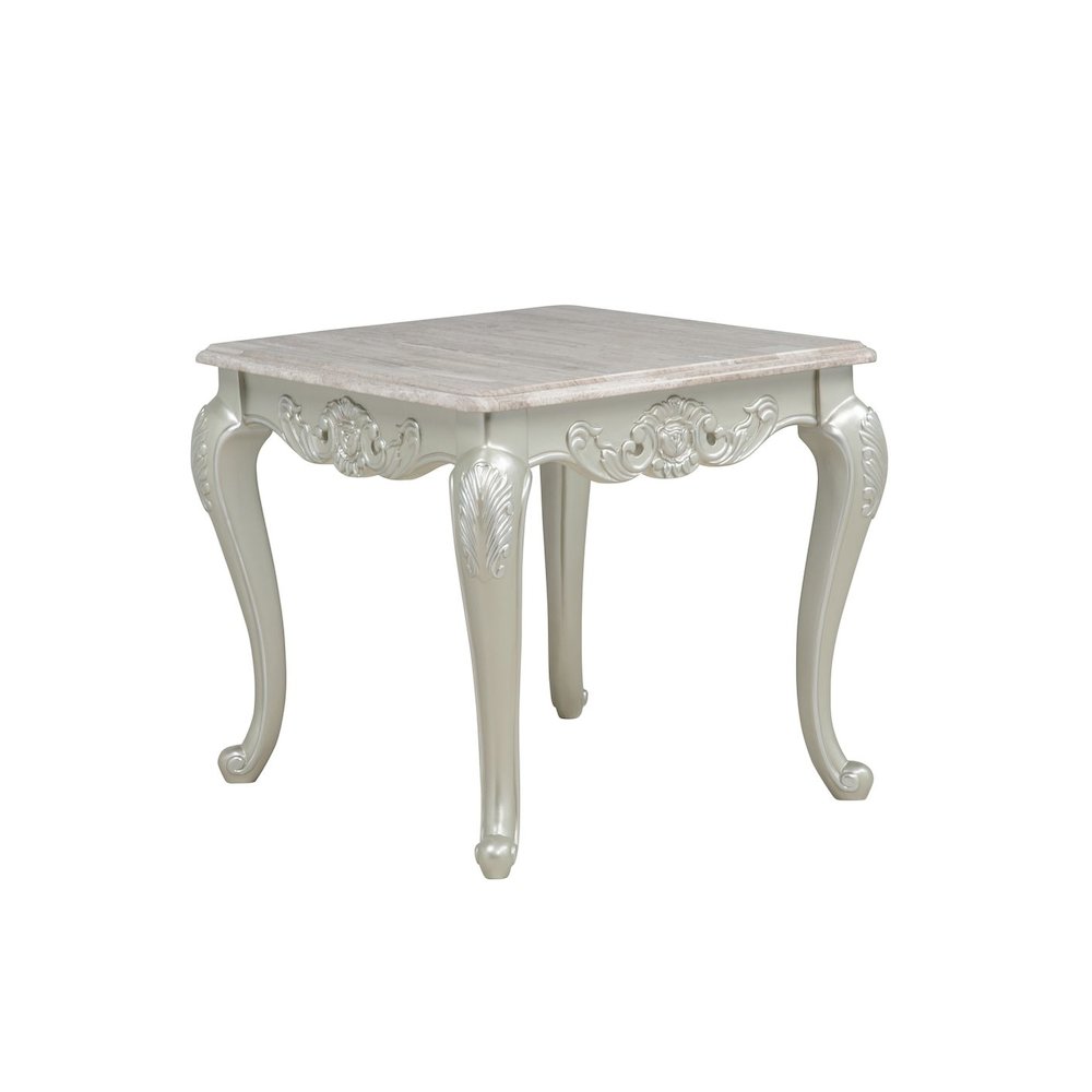 Tlerra Traditional End Table, Spring Bud