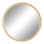 Hatherleigh Round Wood Wall Mirror