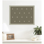 Pinboard Green Botanical Block Print