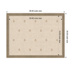 Pinboard Beige Botanical Block Print