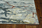 HomeRoots 90 X 90 Seafoam Polyester Rug