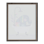 Blake Mid Century Modern Elephant in the Tub Framed Printed Glass by Rachel Lee of My Dream Wall