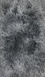 HomeRoots 2' X 3' Warm Gray New Zealand Natural Sheepskin Rug