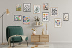 Gallery Boho Wildflower Garden Print by The Creative Bunch Studio