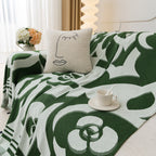 Chenille Sofa Cover Blanket, Couch Cover Blanket Throws for Couches Living Room Furniture Throw Covers