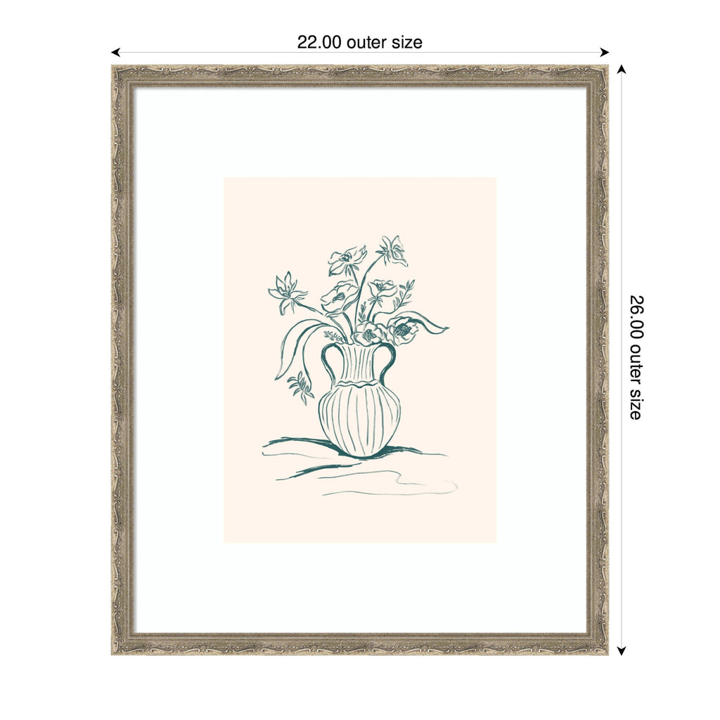 Framed Art Garden Floral by Kate Aurelia Holloway