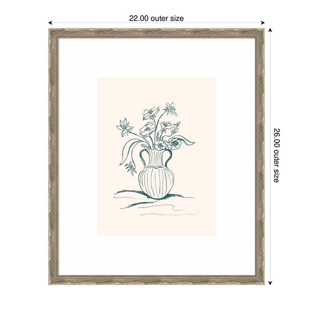 Framed Art Garden Floral by Kate Aurelia Holloway