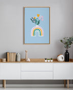 Sylvie Happy Flowers Framed Canvas by Duchess Plum