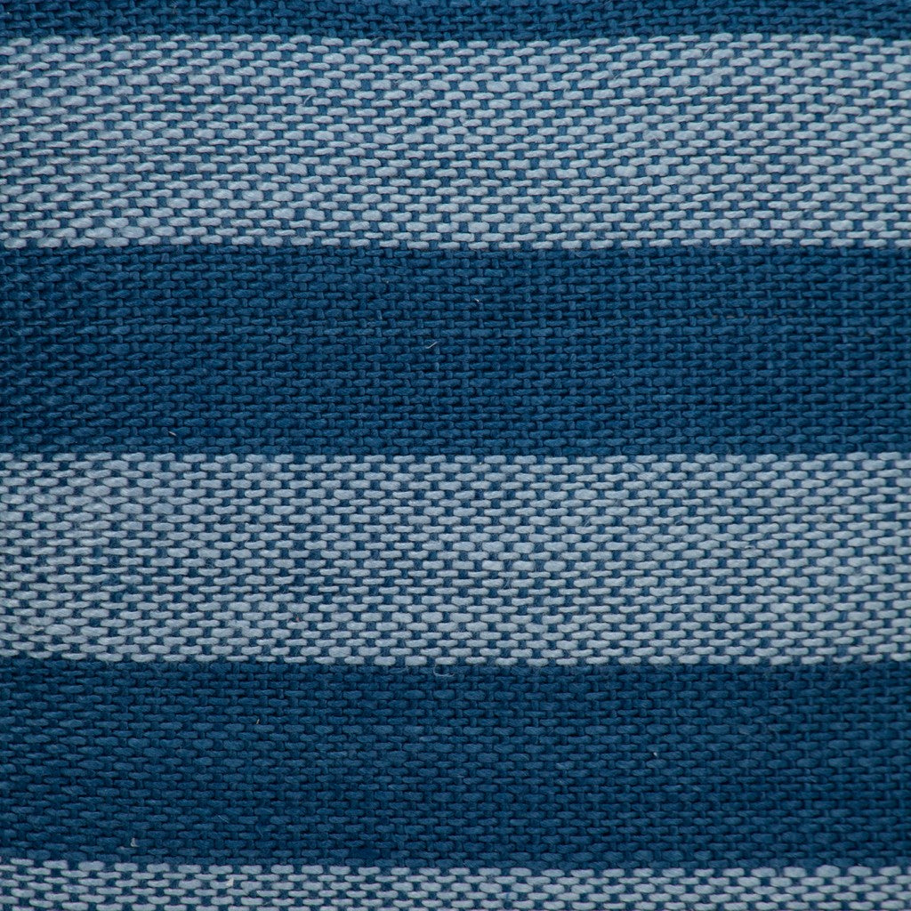 HomeRoots 100% Cotton Rustic Bohemian Blue Throw Pillow