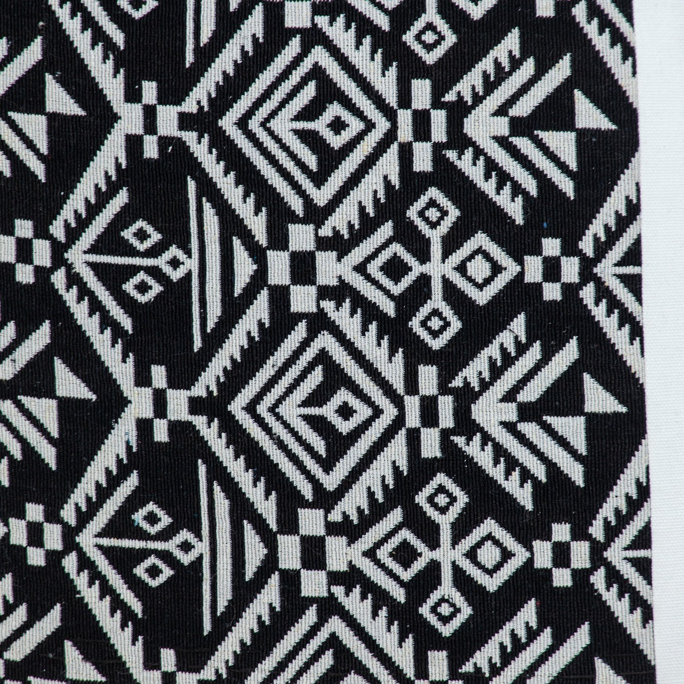 HomeRoots 100% Cotton Black and White Modern Throw Pillow