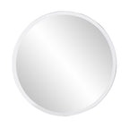 HomeRoots 28' X 28' Minimalist Round Mirror with Beveled Edge