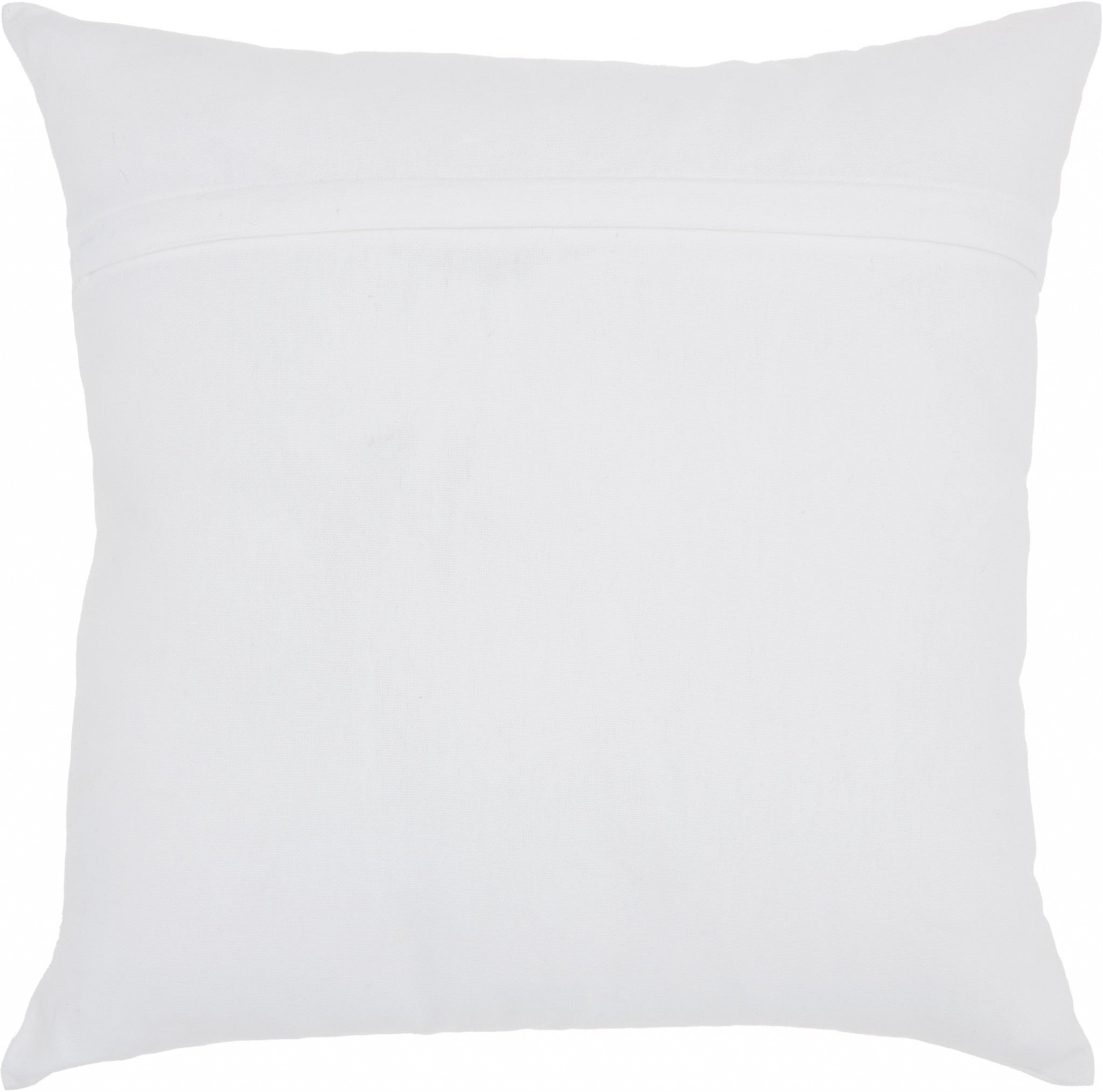 HomeRoots 100% Cotton White and Teal Groovy Llama Throw Pillow