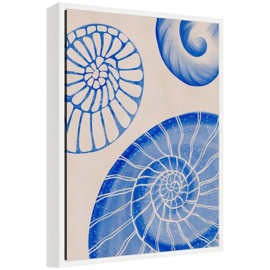 Sylvie Ocean Charms l Framed Canvas by Nikita Jariwala