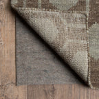 HomeRoots Synthetic Fibers, Latex Backing 9'x12' Grey Non Slip Rug Pad